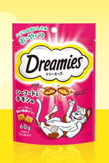 Dreamies® ドリーミーズ　シーフード&チキン味