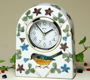 贈り物に！九谷焼の陶製置き時計