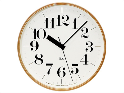 世界で最も美しいと称される時計。グッドデザイン賞受賞の「Riki Clock」