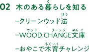 木のある暮らしを知る