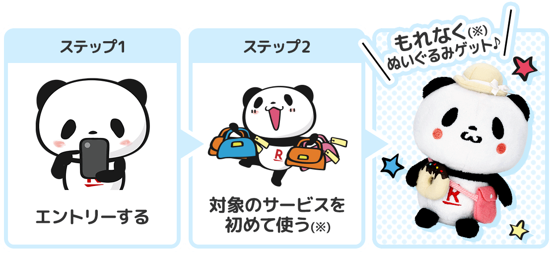 Rakuten Tvを初めて使ってお買いものパンダのグッズもらえる パンダフルライフコレクション 楽天