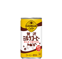 ジョージア 贅沢ミルクコーヒー 185g缶