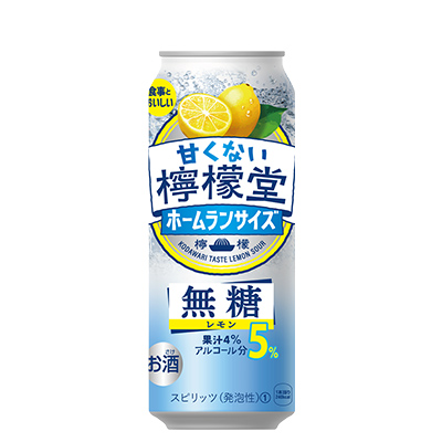 甘くない檸檬堂 無糖レモン5% 500ml缶