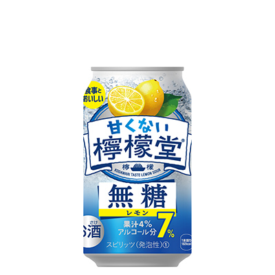 甘くない檸檬堂 無糖レモン7% 350ml缶