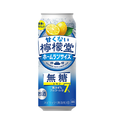 甘くない檸檬堂 無糖レモン7% 500ml缶