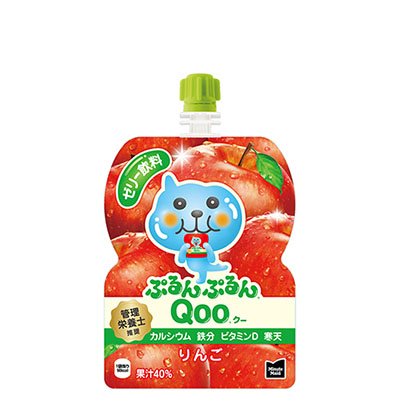 ぷるんぷるんQoo りんご パウチ