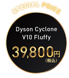 SPECIAL PRICE Dyson Cyclone V10 Fluffy 39,800円