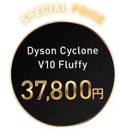 SPECIAL PRICE Dyson Cyclone V10 Fluffy 37,800円