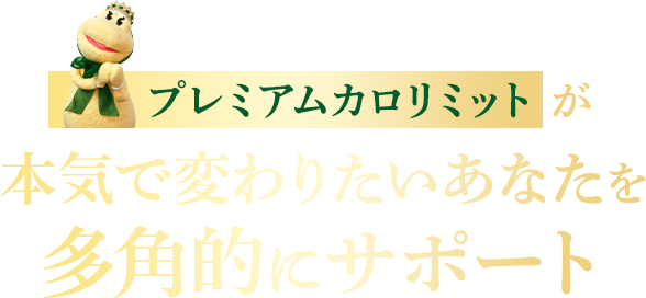 プレミアムカロリミットが本気であなたを多角的にサポート